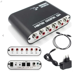 Cyfrowy dekoder dźwięku 5.1 Dolby DTS / AC3 konwerter cyfrowo - analog