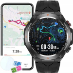 SMARTWATCH GPS wodoodporny sport smart watch